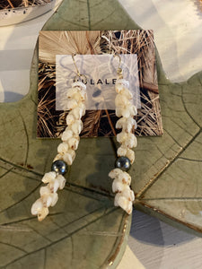 Momi earring with Tahitian pearl